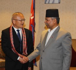 उपराष्ट्रपति यादव र चिनियाँ प्रतिनिधिमण्डलबीच शिष्टाचार भेट